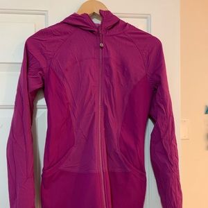 Lululemon pink zip up hoodie